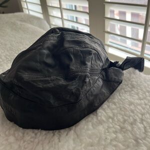 Harley-Davidson Black Leather Women's Skull Cap & 2 Head Wraps